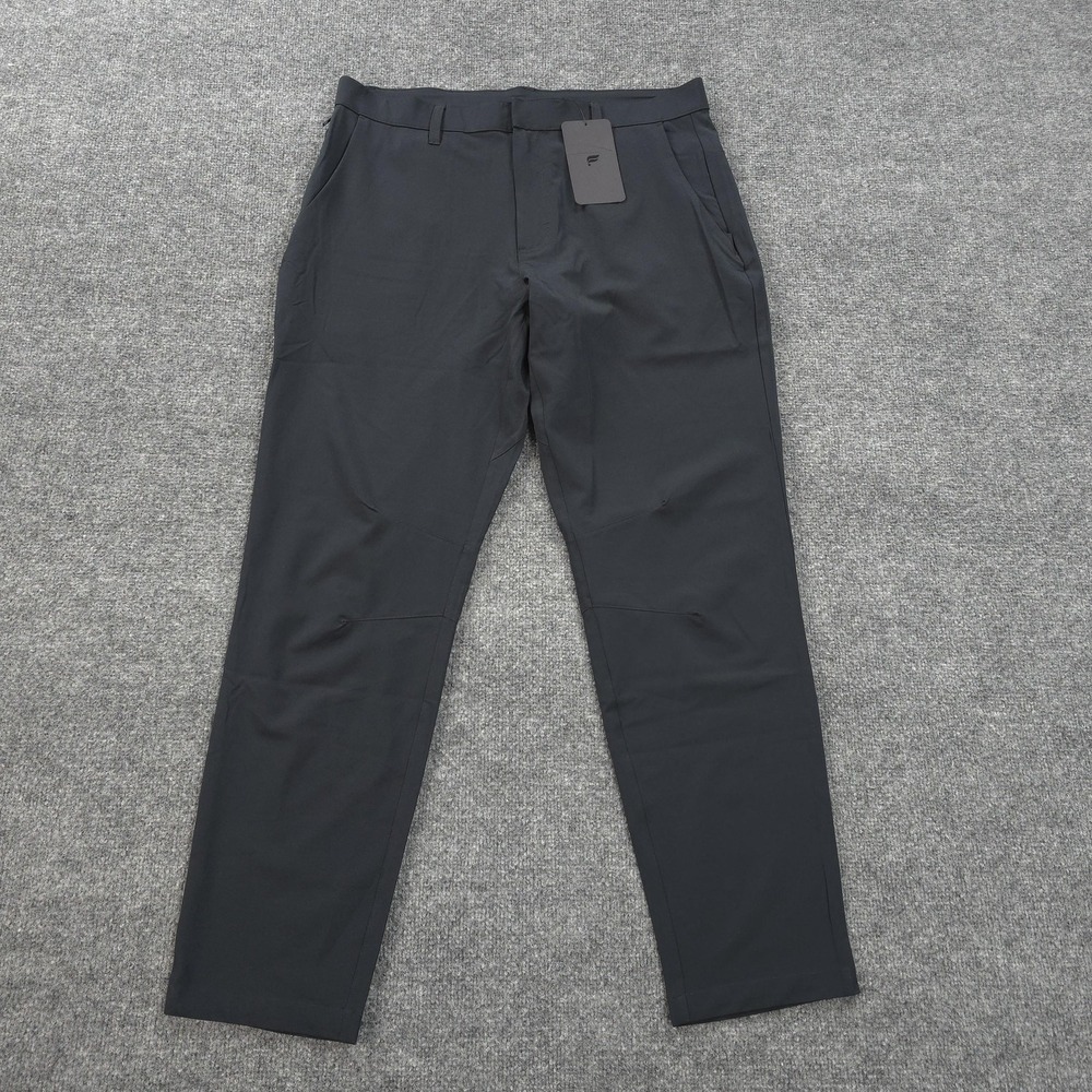 Fabletics Pants Mens 33x31 Black The Only Pant Stretch Water Resistant Travel